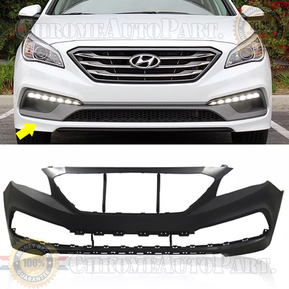 NEW Primered Front Bumper Cover Fascia for 2015 2016 2017 Hyundai