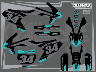 KTM 50 SX SXF 2016 2017 2018 2019 2020 SX-E5 20 21 Graphics Decals