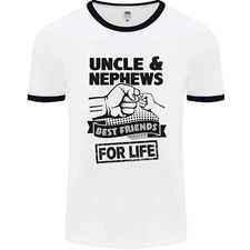 Uncle & Nephews Best Friends Day Funny Mens Ringer T-Shirt