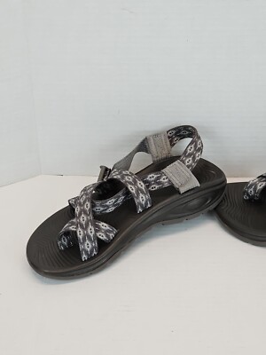 CHACO Nova Gray zvolv 2 Strappy Sandals JCH109182 WOMENS SIZE 6 EU