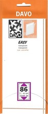 DAVO EASY Self-Adhesive Mounts CLEAR 215 x 86 Package of 10