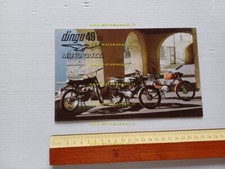 MOTO GUZZI Dingo 50 GT - SUPER - CROSS 1967 depliant originale ITALIANO