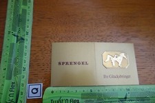 Alter Aufkleber Schokolade Pralinen SPRENGEL