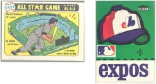 1981 Fleer Laughlin All-Star Game Stickers & Logo Variations You Pick!
