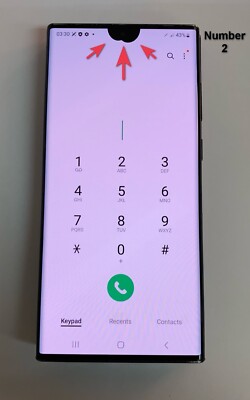 Original Samsung Galaxy S22 Ultra LCD Screen Display Black, USED