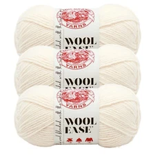 (3 Pack) Lion Brand Yarn 620-099 Wool-Ease Yarn, Fisherman