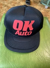NOS Vintage Auto Value Hat Snapback Trucker Cap Chevy  OK Auto Parts 90s