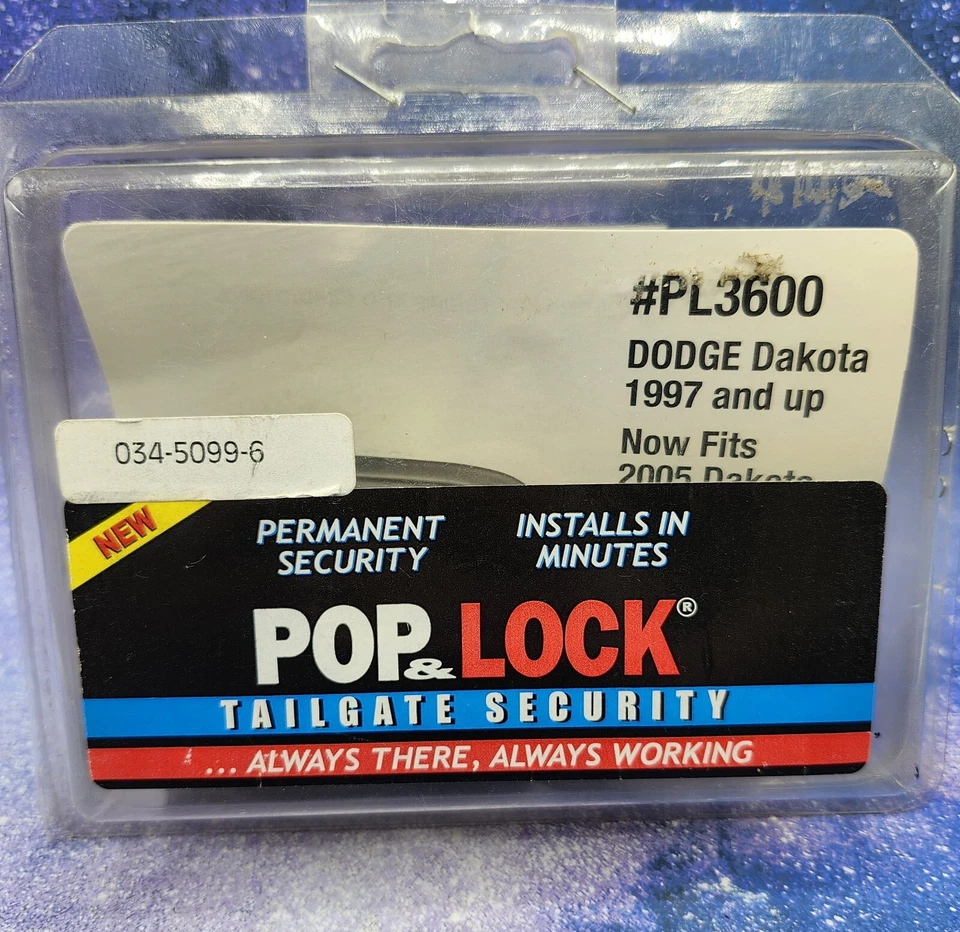 Pop & Lock - PL3600 bloqueo de puerta trasera manual negro para Dodge Dakota y Raider Foto 2 de 4