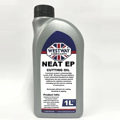 WESTWAY LUBRICANTS LTD 1L EP Neat Metal Cutting Oil / Fluid - 1 LTR