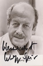 WOLFGANG SPIER Original Autogramm signierte Rüdel Postkarte 70er Jahre