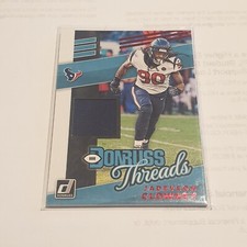 2019 Donruss Threads Jadeveon Clowney Red Parallel Jersey Card - Houston Texans