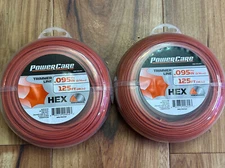 Lot of 2 Power Care Hex Trimmer Line .095 in x 125 ft - 1002 810 941