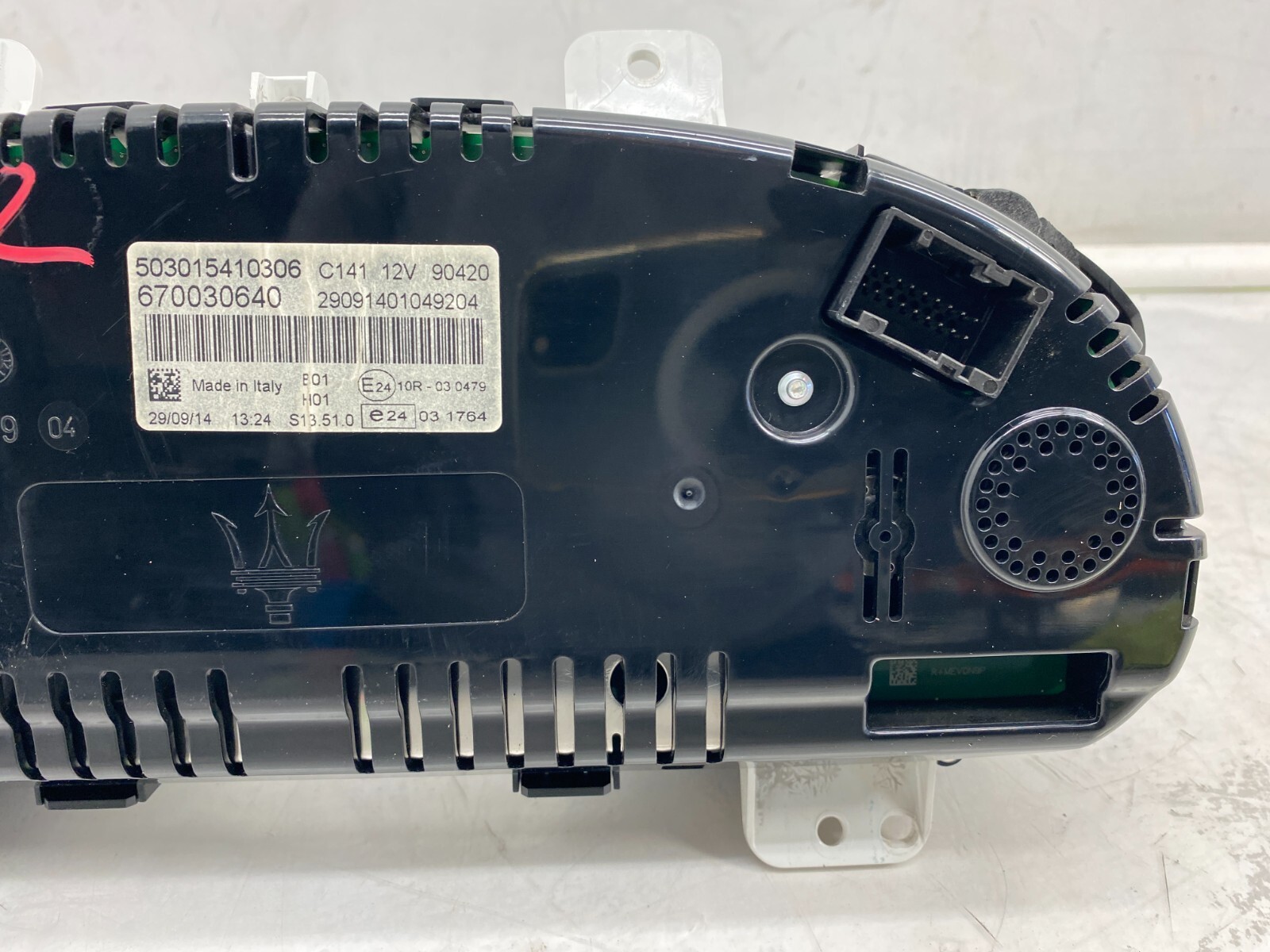 ⭕ 14-17 Maserati Ghibli Speedometer Instrument Cluster Analog Display 670030640
