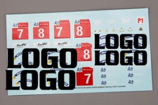 Hobby Design 1/24 TS050 Supplement Decal for Tamiya kit #24349