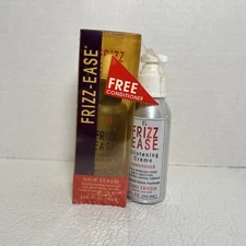 Frizz Ease Hair Serum 1.69 fl oz Plus Glistening Cream Conditioner 2 fl oz New
