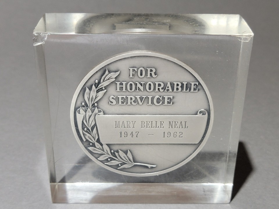 19471962 CIA, Central Intelligence Agency .999+ Sterling Silver