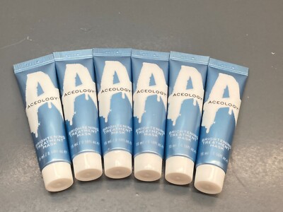 6x Aceology Brightening Treatment Mask 15 mL/.5 oz each