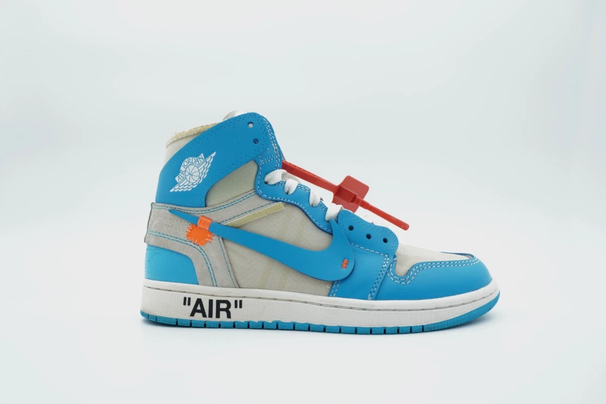 Jordan 1 Retro High Off-White University Blue Men's - AQ0818-148 - US