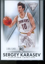 2013-14 Panini Titanium Retail #118 Sergey Karasev RC Rookie Card /149  