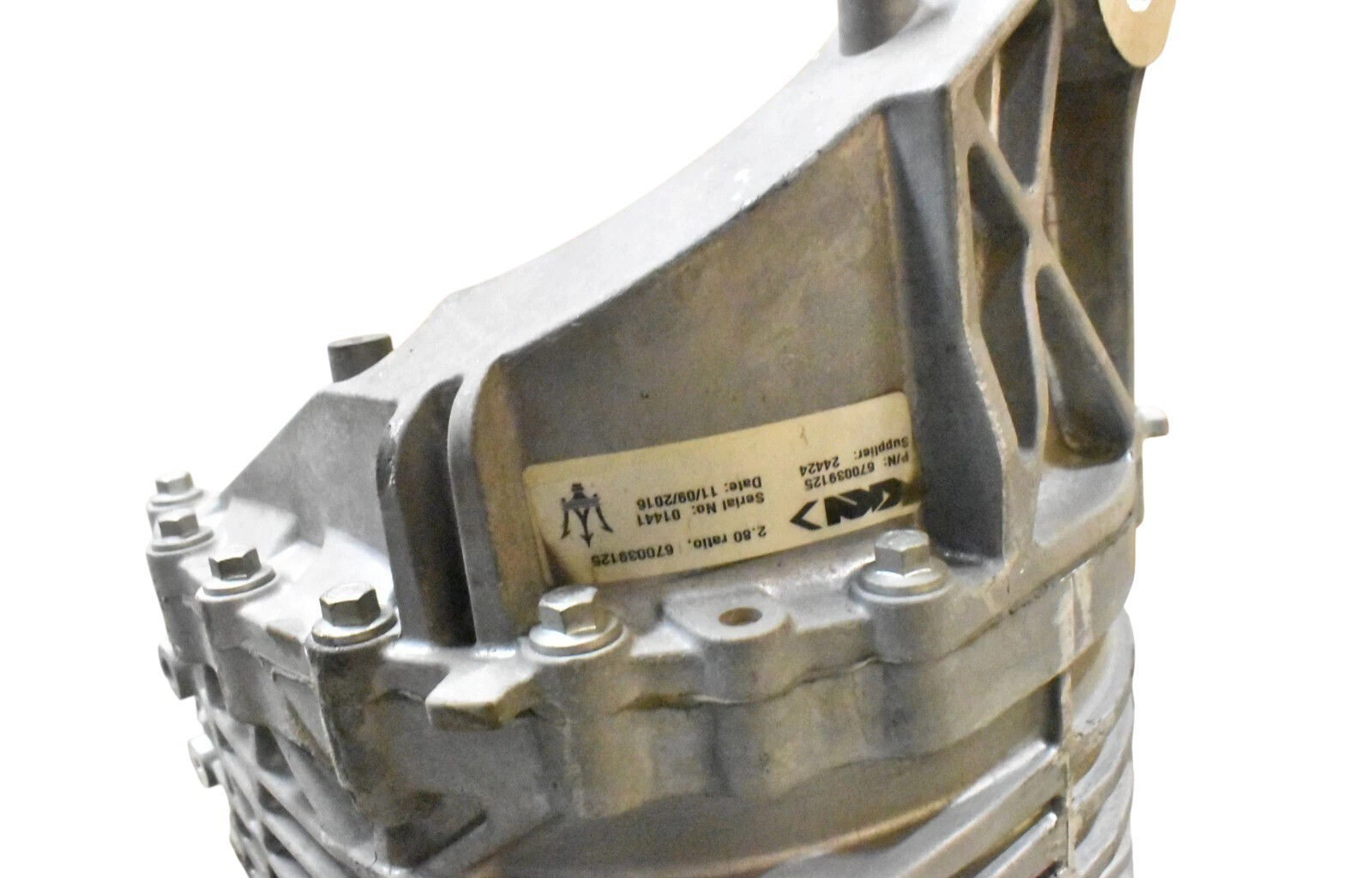 14-17 Maserati Ghibli 2.80 Ratio Rear Differential Axle Carrier 670039125 Oem