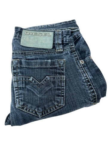 Diesel Kids Larkee Pantalone Distressed Jeans Size 8 - Picture 2 of 14