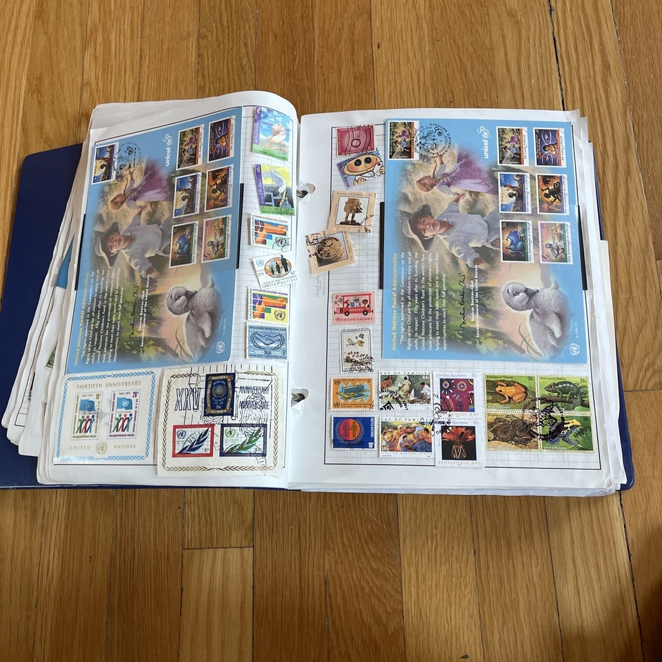 UN United Nations NY,Geneva,Vienna Statesman Full Stock Album Collection - Image 4 of 4
