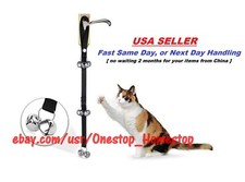 Black Cat Door Bells House Training Kitty Doorbell for Potty Training Doorbells