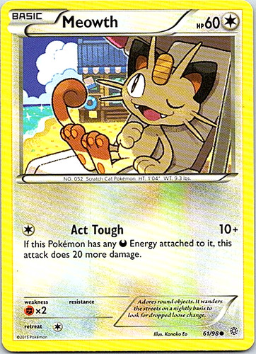 Pokemon Ancient Origins Meowth #61