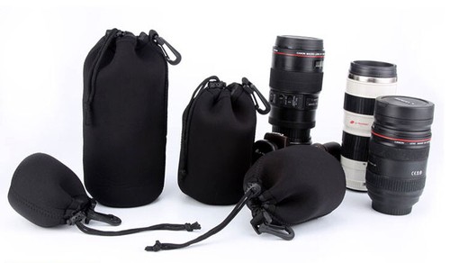 S M L XL Size Matin Neoprene Waterproof Soft Camera Lens Pouch Bag Case Cover - Bild 9 von 14