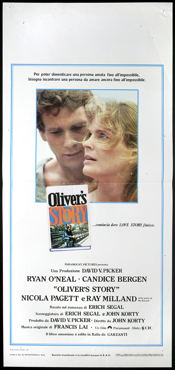 Locandina originale film Oliver's Story (1978) - Regia di John Korty