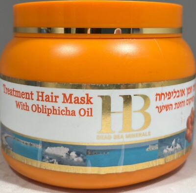 HB Dead Sea Minerals Treatment Hair Mask w/ Obilphincha Oil, 8.4 oz. - EXP:11/26