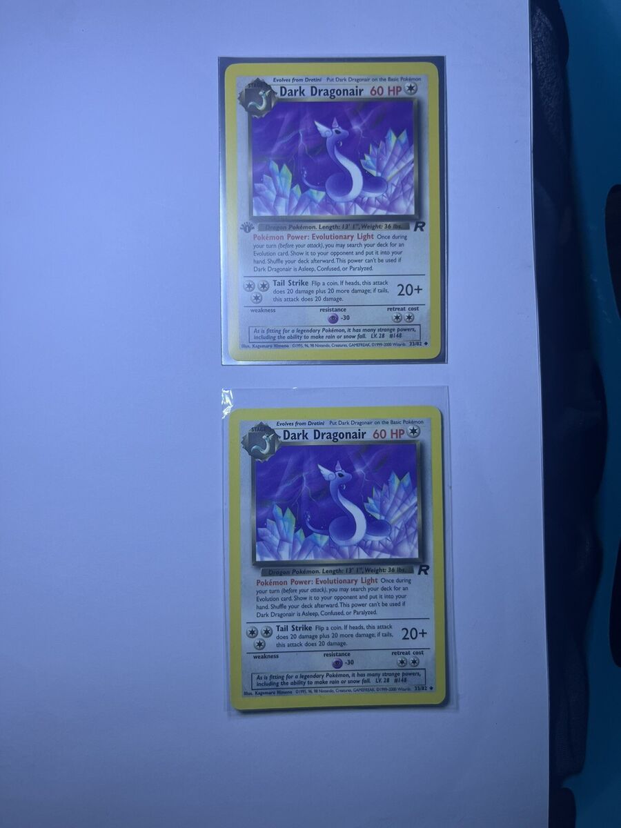 Dark Alakazam evolution set NM 1st edition