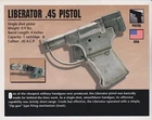 LIBERATOR .45 PISTOL ACP Single Shot Hand Gun Classic Firearms ATLAS PHOTO CARD