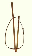 English Saddle Horse London Tan Flat Leather Standing Martingale avg. size Horse