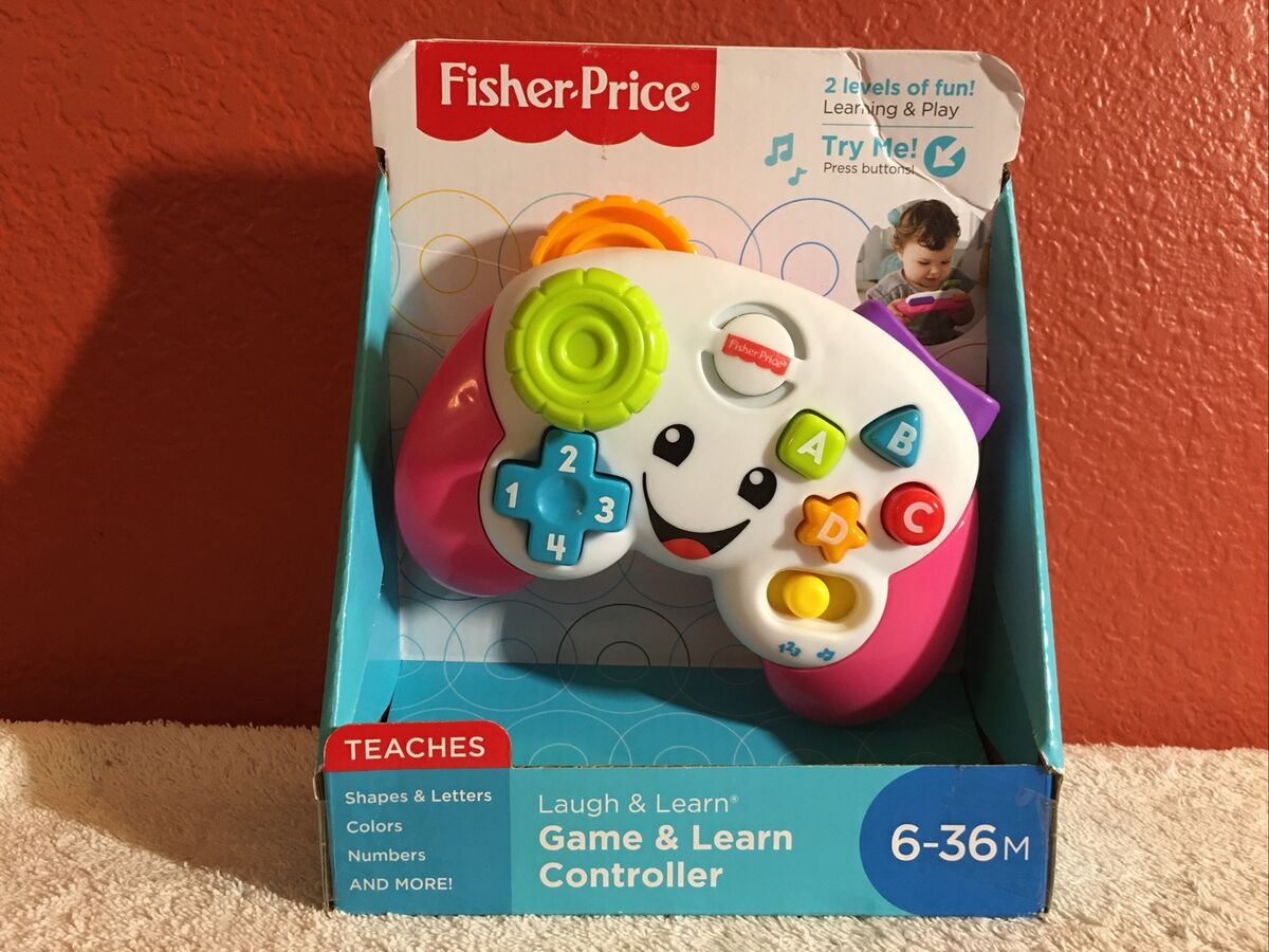 Fisher-Price Laugh & Learn Game & Learn Controller Pink Toy Baby