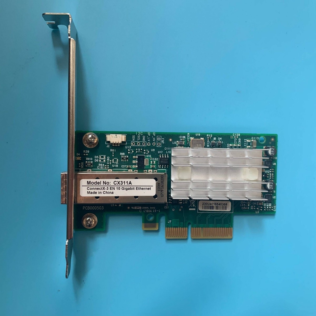 Mellanox ConnectX-3 PCIe x4 NIC 10 Gigabit 10GBe SFP+ Single Port