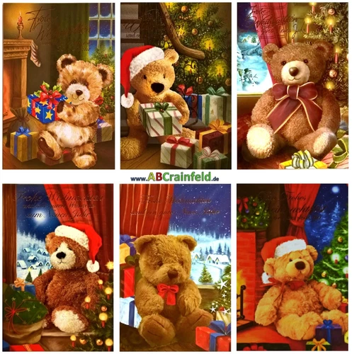 Weihnachtskarten, viele Motive,Glückwunschkarten mit Umschlag, Blitzversand - Bild 3 von 42