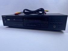 Sony CD Player CDP-491 No Remote 5.5ft RCA Composite Cable Vintage TESTED