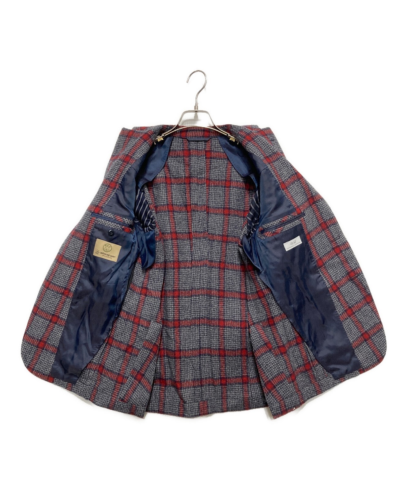 UNIVERSAL LANGUAGE tailored jacket Size: S Red x … - image 5