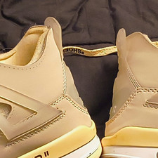 Jordan Air Jordan 4 Mens Mid Top Ivory Cushio...