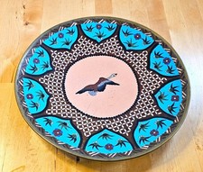 Meiji Japanese Cloisonne Enamel Charger Plate 12” Antique