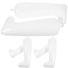 3 Pairs Long Boot Stretcher: 32cm Inflatable Shoe Trees For Display Use - PVC