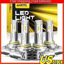 9005 9006 LED Headlight KIT Combo Bulbs 6500K High&Low Beam Super Bright White