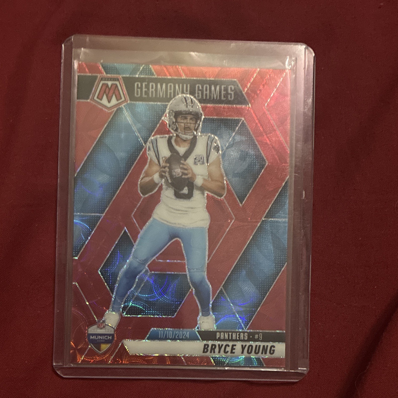 2025 Panini Mosaic - International Games Bryce Young #269 Red Scope Prizm