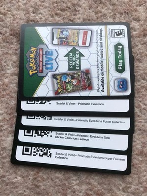 Prismatic Evolutions SPC + Pack + Poster + Online Code Karten - per eBay Nachricht