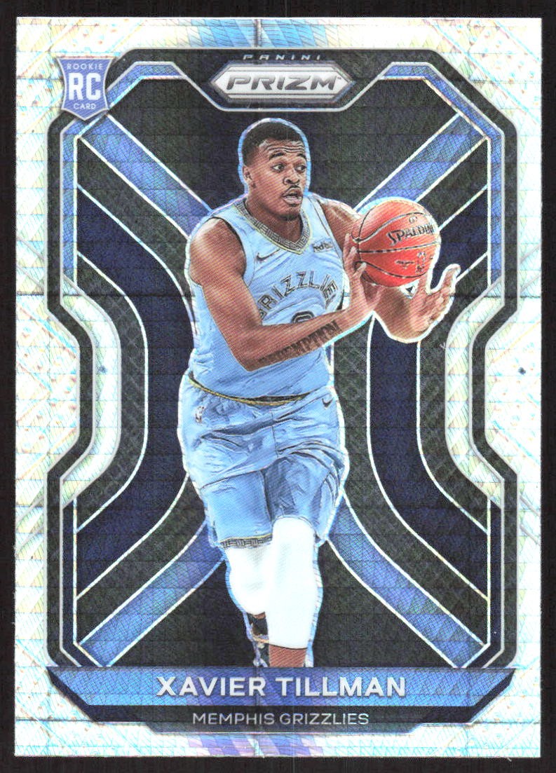 10637F 2020-21 Panini Prizm #299 Xavier Tillman Hyper Prizms