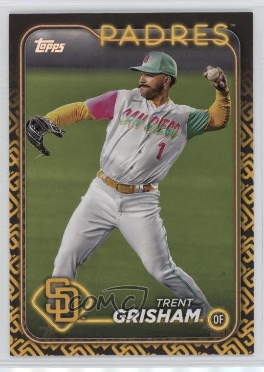 2024 Topps Series 1 Team Color Border Trent Grisham #157 11cz