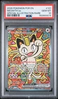 2026 POKEMON PERFECT ORDER SPECIAL ILLUSTRATION RARE #121 MEOWTH EX PSA 10