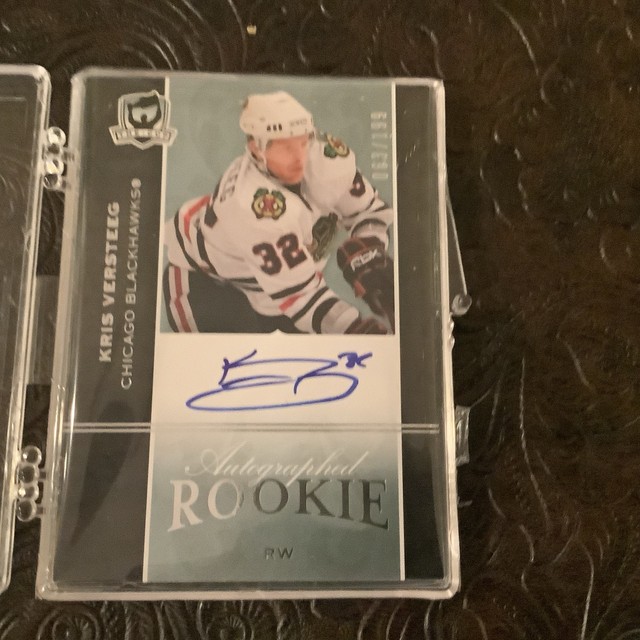 2007-08 UD The Cup Kris Versteeg Rookie Auto /199 #113
