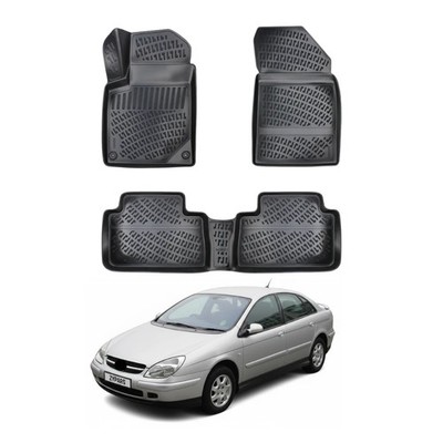Fußmatten Automatten für Citroen C5 2001-2007 TPE Allwetter